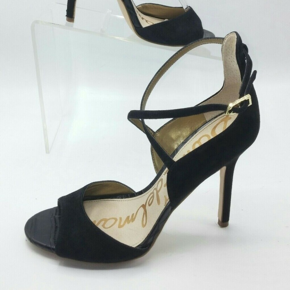 Sam Edelman Black Stiletto Sandal Pump 6.5